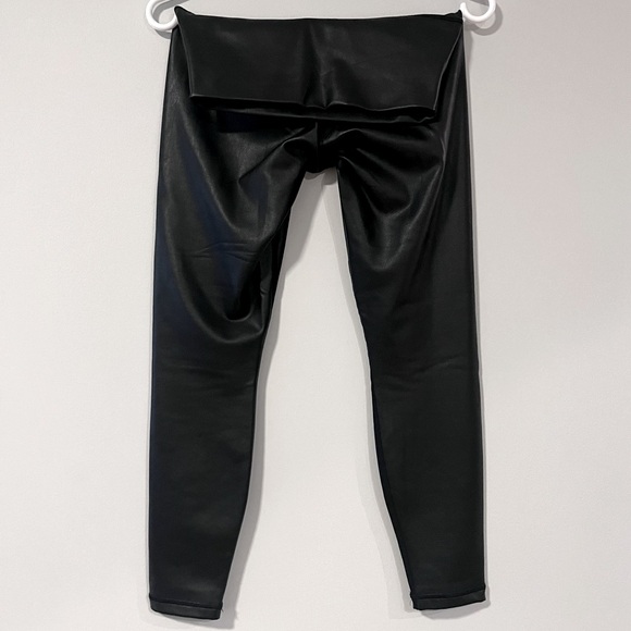 7/8 High Waisted Faux Leather Leggings - Picture 2 of 3